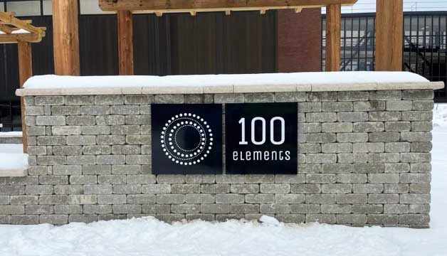 Canadore College 100 Elements - 3D Outdoor Sign