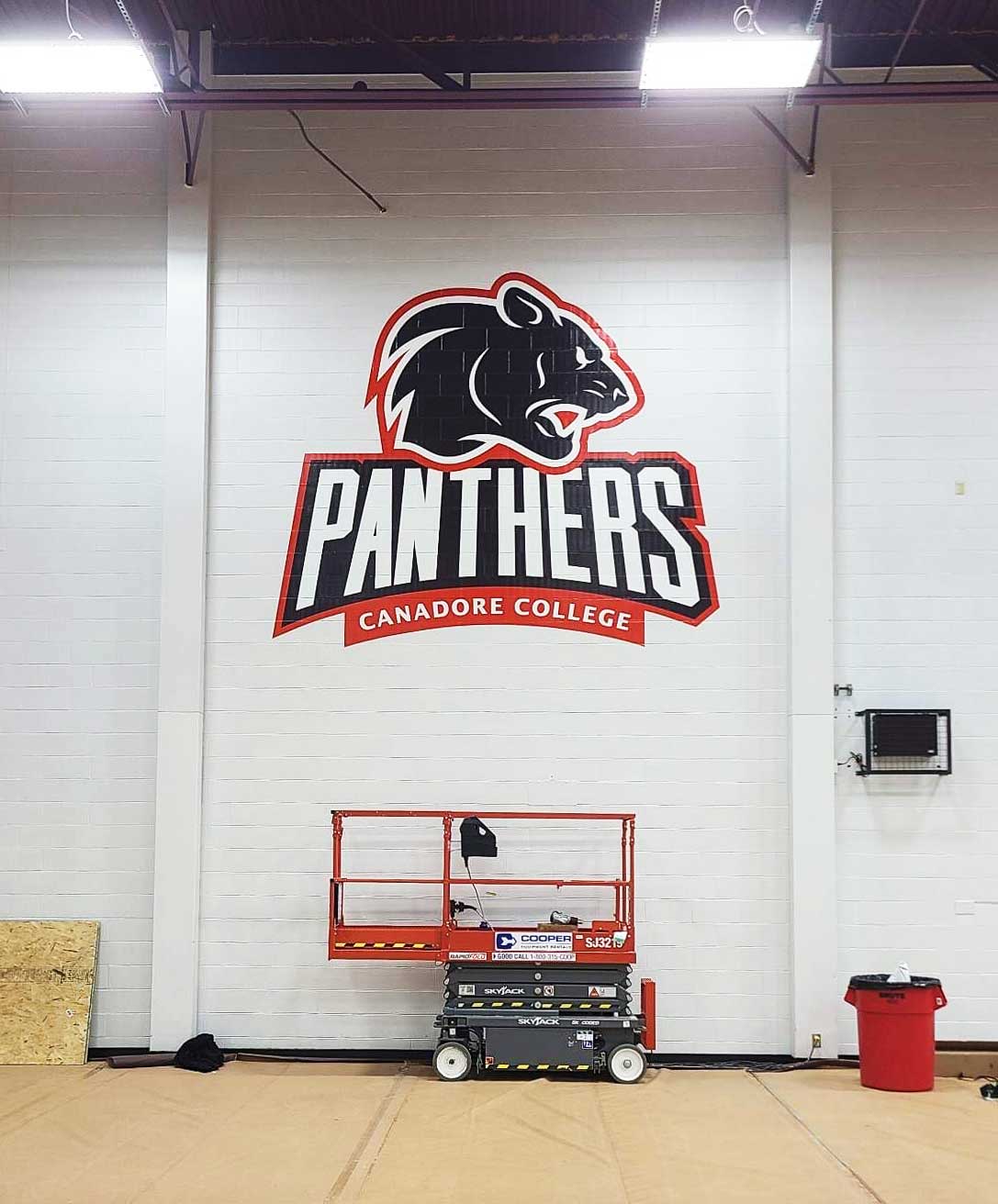 Canadore Panthers - Gym Wall Decal