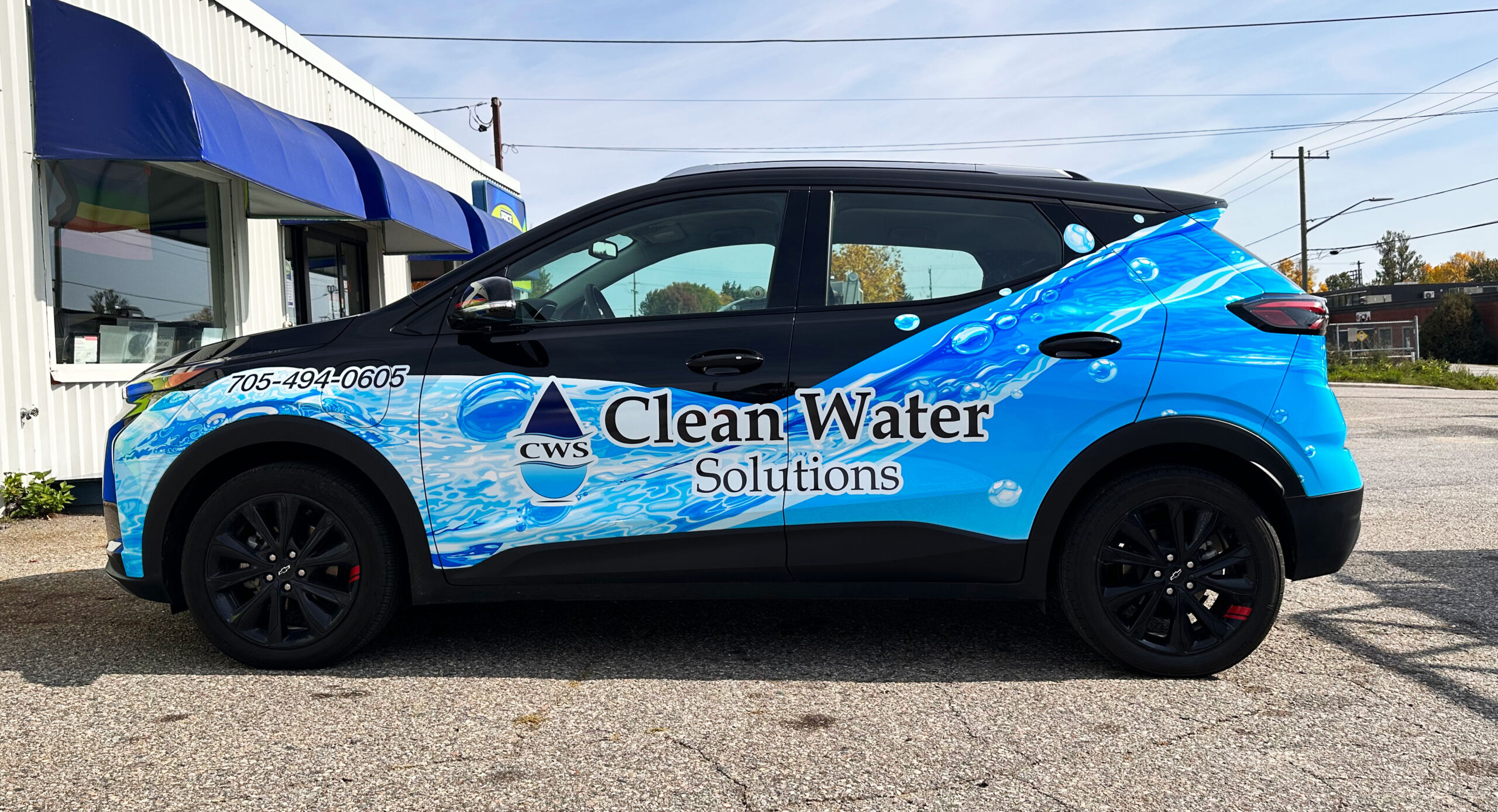 Clean Water Solutions SUV Partial Wrap