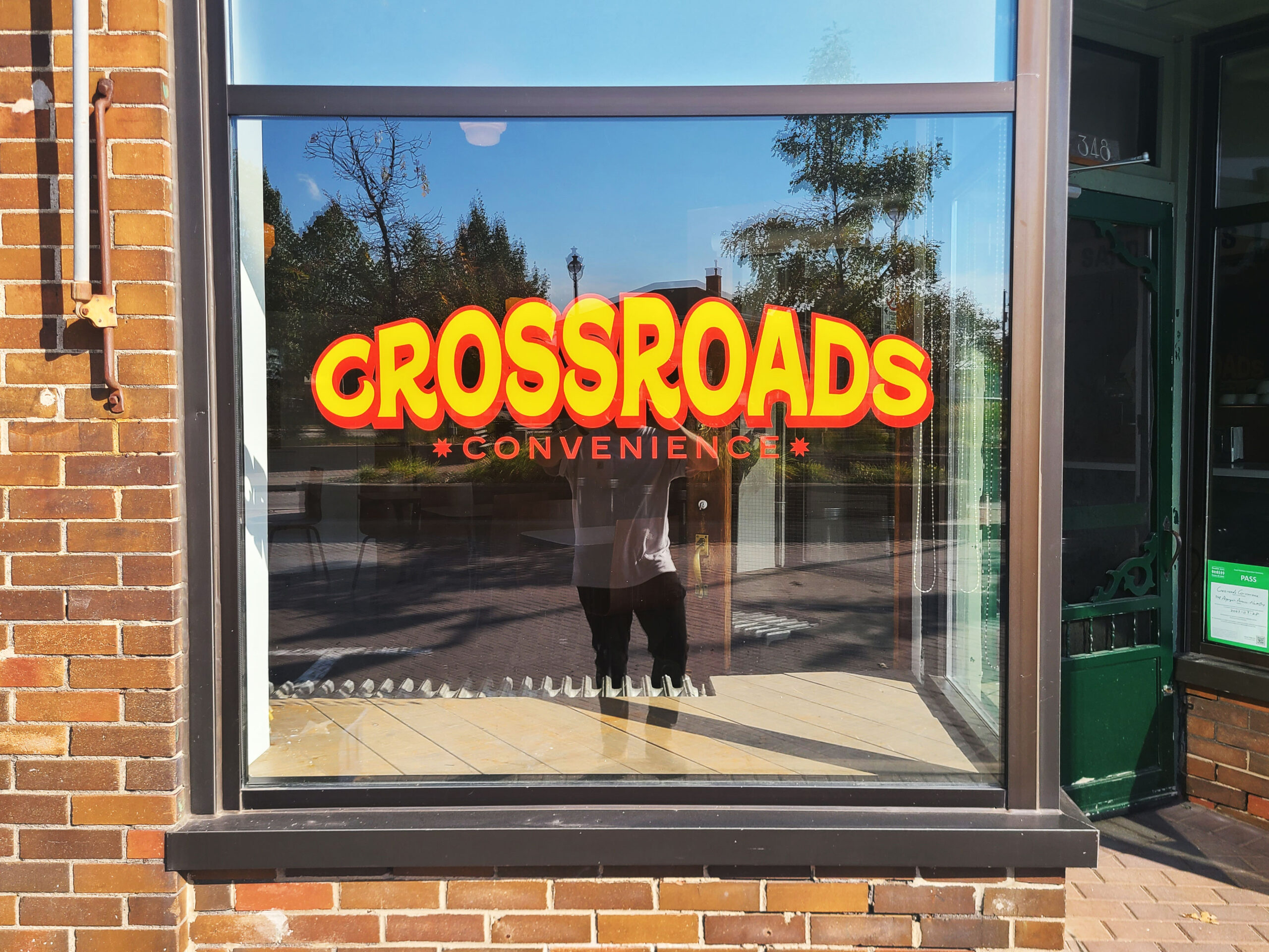 Crossroads Window Decal