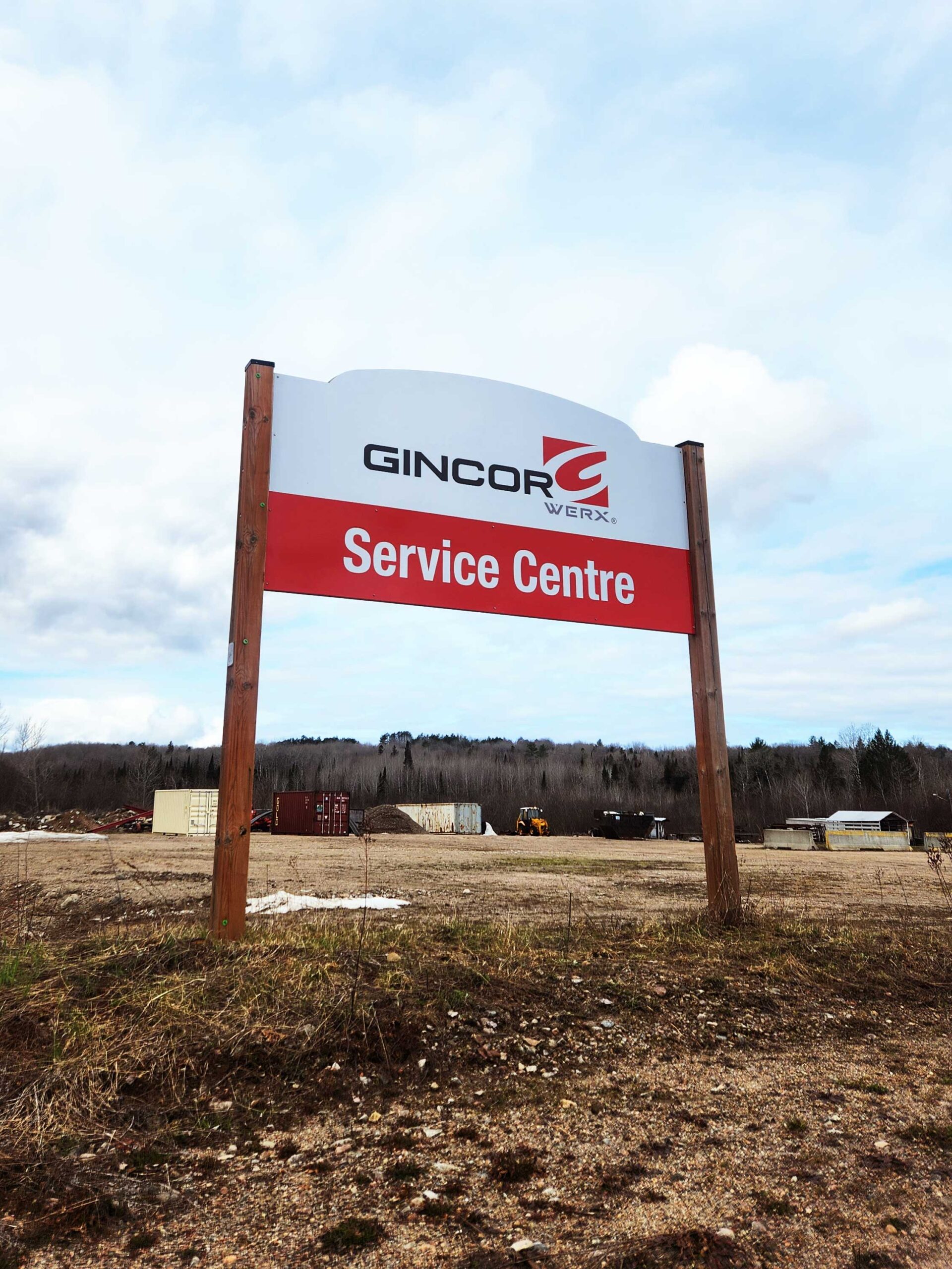 Gincor Service Centre - Custom Pylon Sign