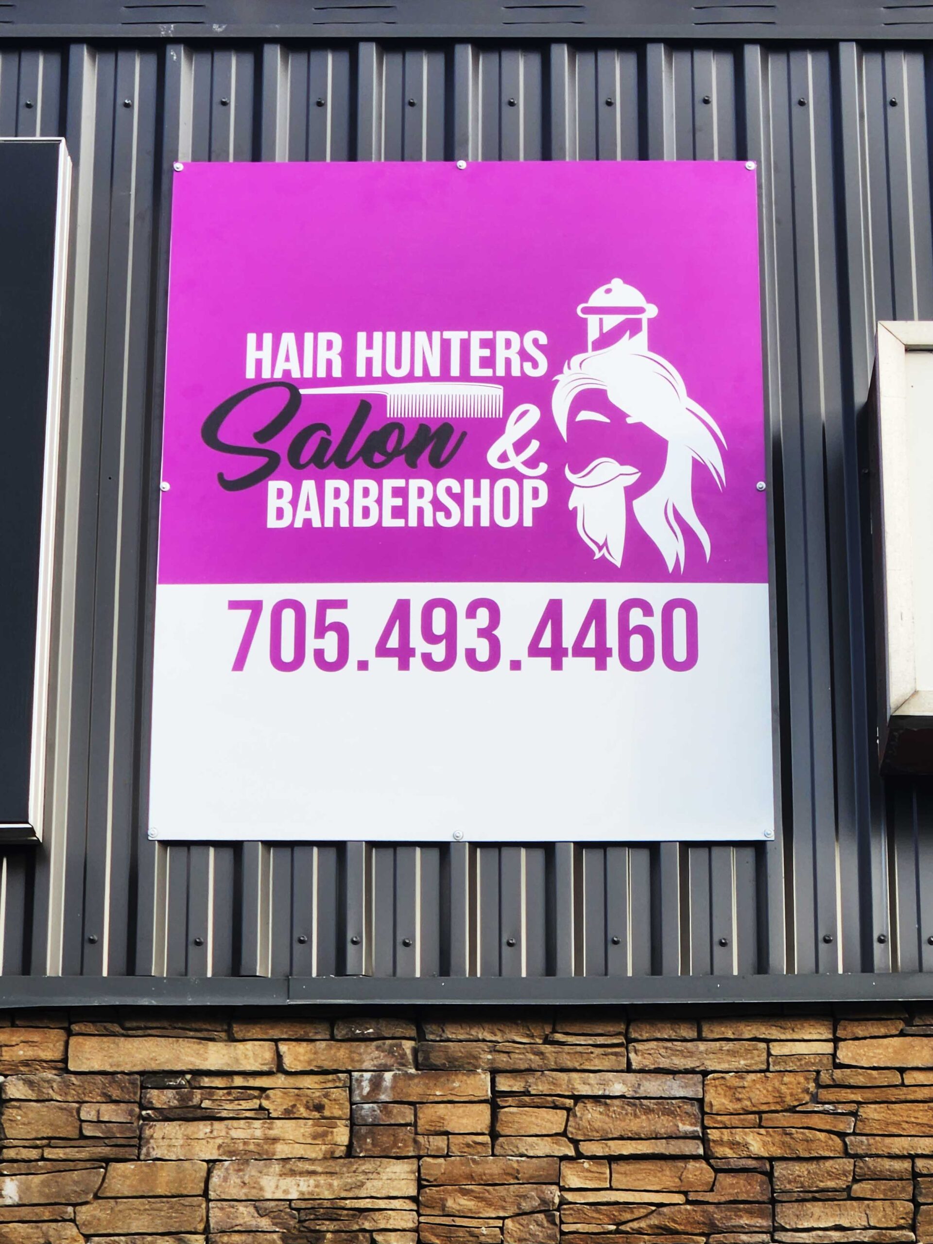 Hair Hunters Sturgeon Falls - Building Sign