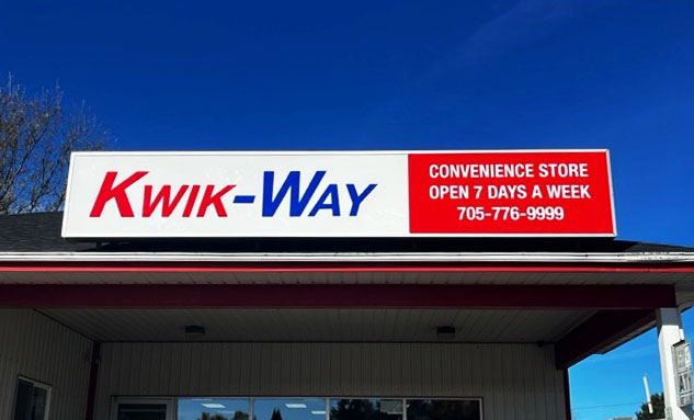 Kwik Way Bonfield - Fascia Sign