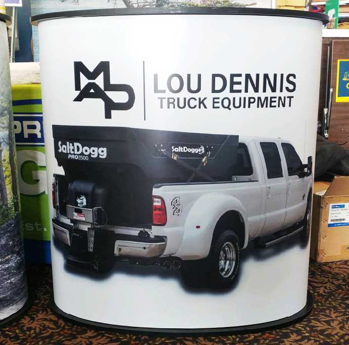 MAP Loud Dennis Truck Equipment - Trade Show Display