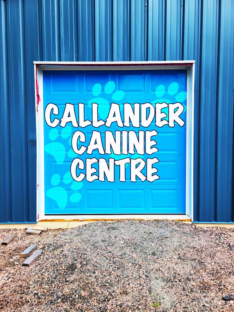 Callander Canine Centre - Garage Door Wrap