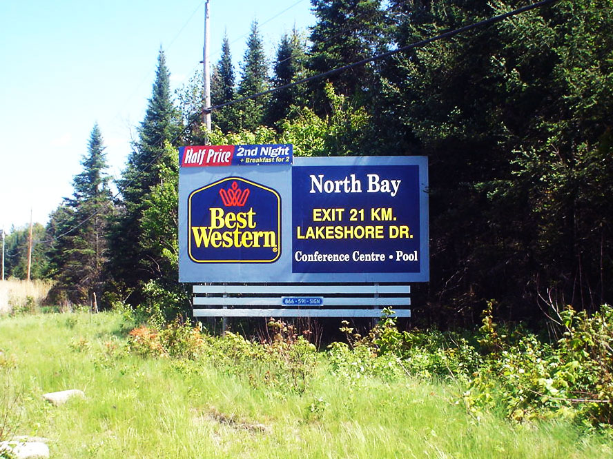 Best Western North Bay Billboard