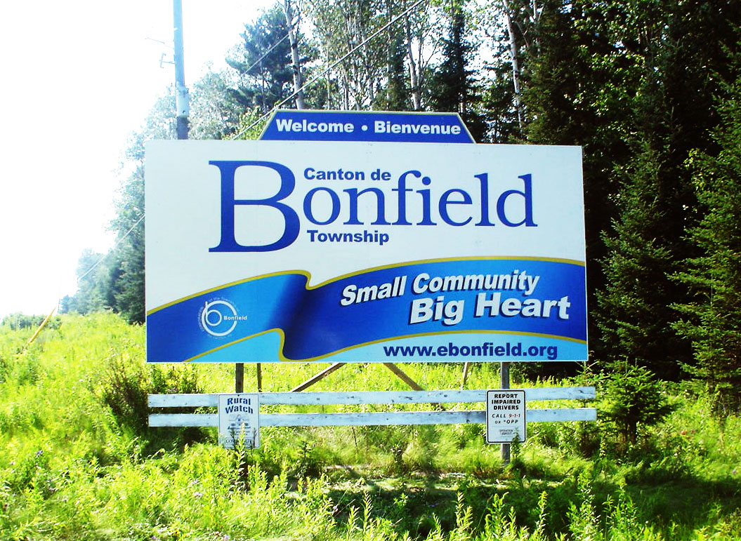 Township of Bonfield Billboard