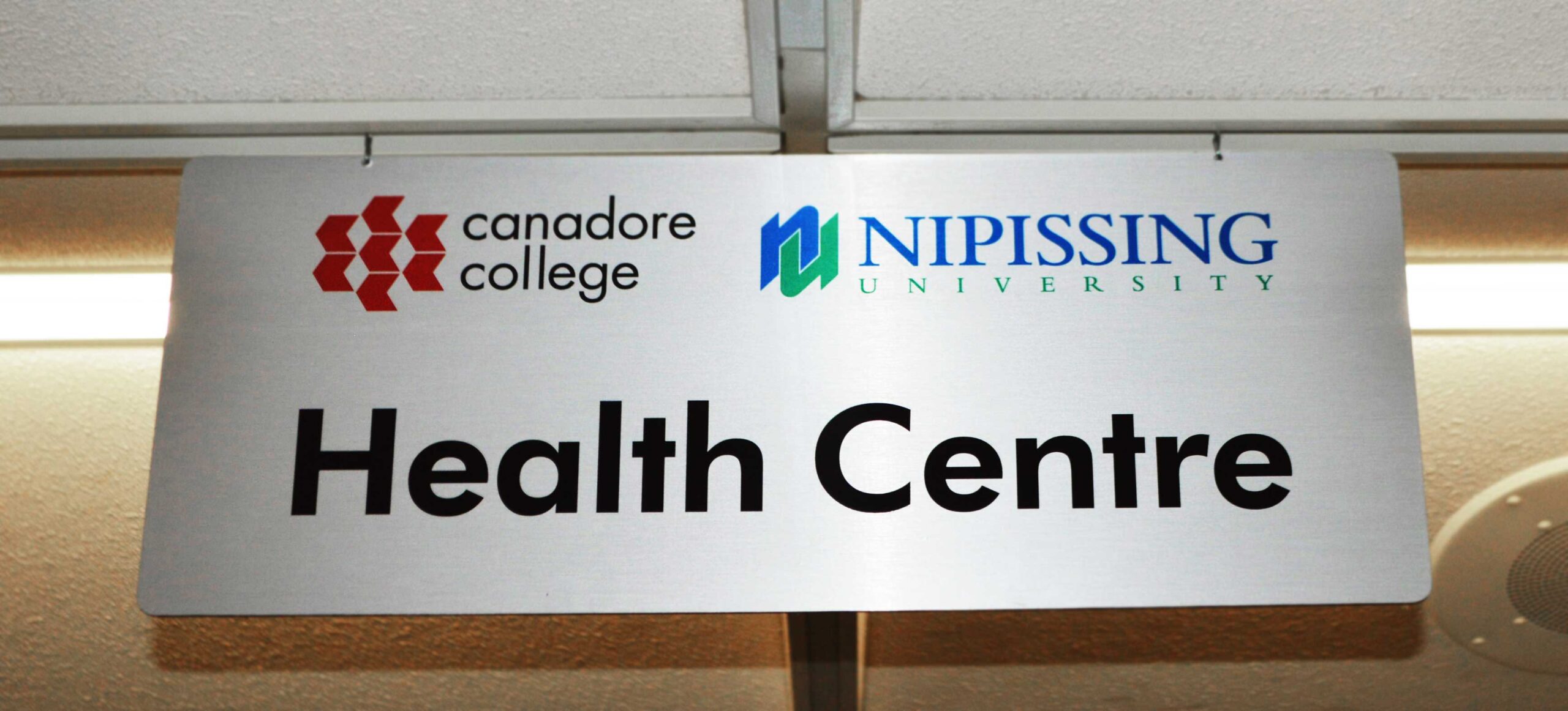 Canadore College & Nipissing University Health Centre - Hanging Sign