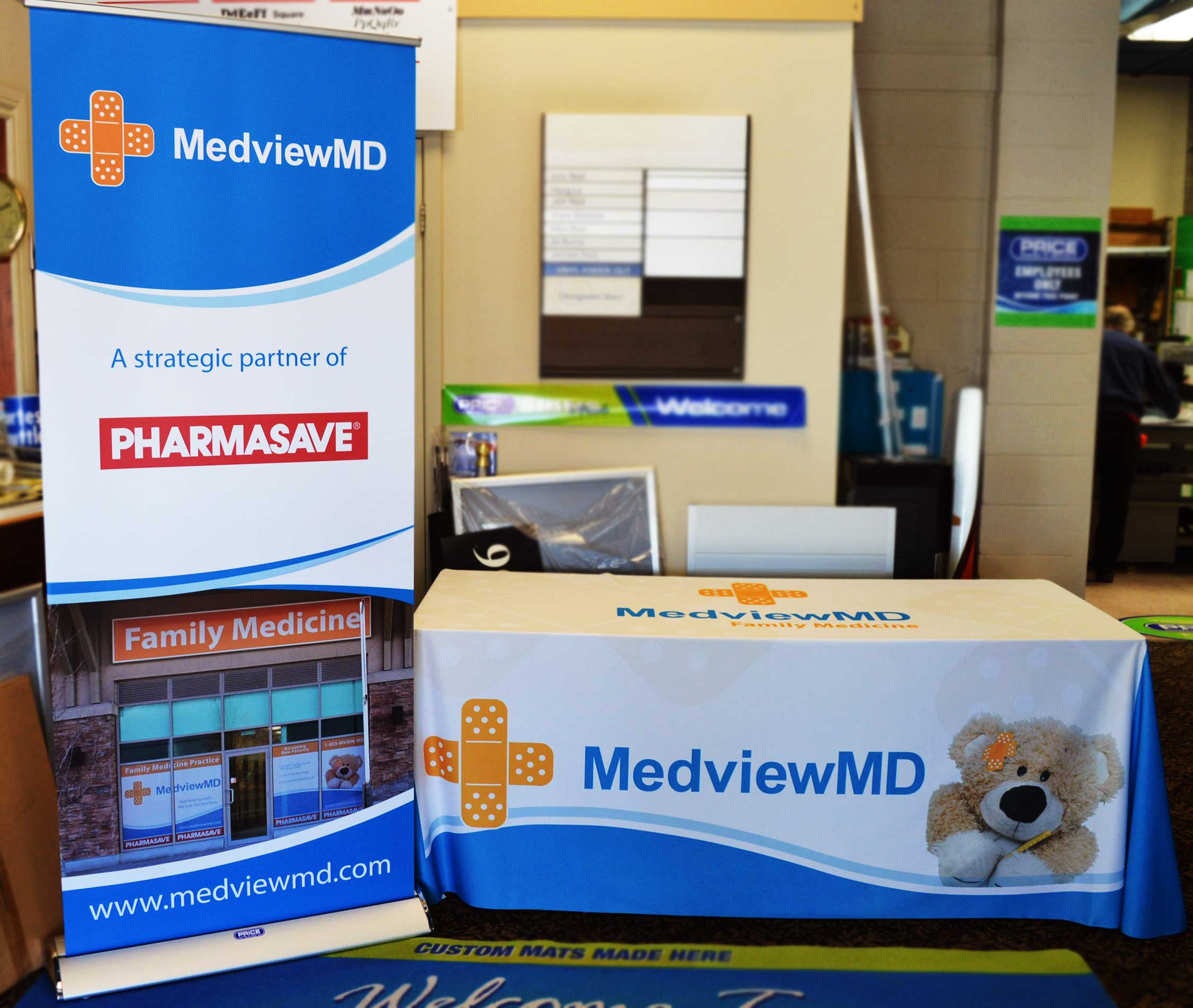 MedviewMD - Trade Show Displays and Bannerstand