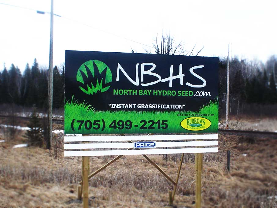 North Bay Hydro Seed Billboard
