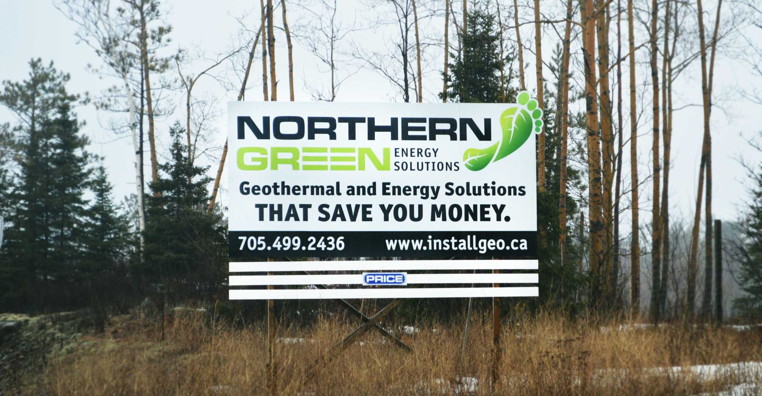 Northern Green Energy Solutions Custom Billboard